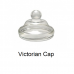 970 ML CLEAR ROUND VICTORIAN JAR - 70MM NECK
